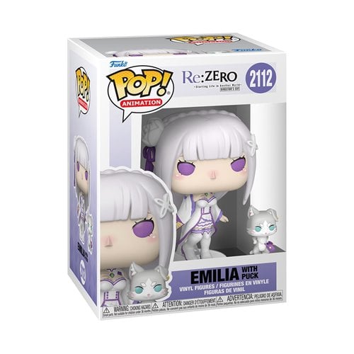 リゼロ エミリア with パック Funko Pop! #2112 フィギュア
