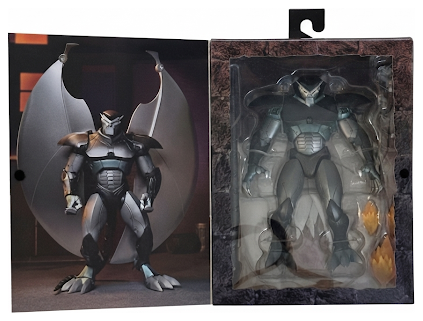 ガーゴイルズ スチール・クラン・ロボット NECA アルティメット 7インチ フラップを開いた状態 本体と付属品