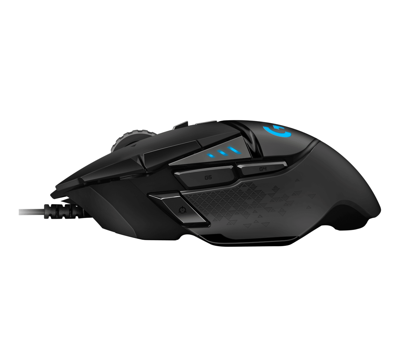 Logitech G502 HERO 左サイド