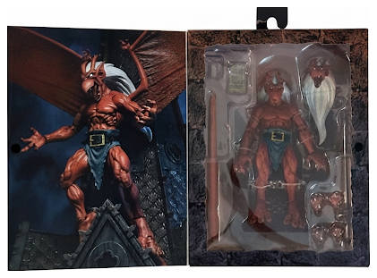 ガーゴイルズ ブルックリン NECA アルティメット 7インチ フラップを開いた状態 本体と付属品