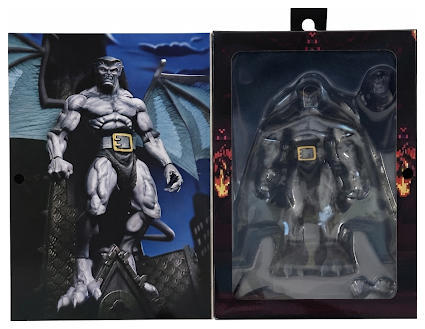 ガーゴイルズ ゴライアス（ビデオゲームカラー版） NECA アルティメット 7インチ フラップを開いた状態 本体と付属品