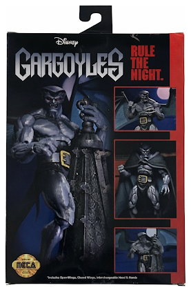 ガーゴイルズ ゴライアス（ビデオゲームカラー版） NECA アルティメット 7インチ 実物パッケージ 背面