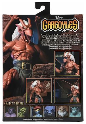 ガーゴイルズ ブルックリン NECA アルティメット 7インチ 実物パッケージ 背面