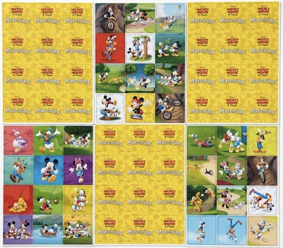 ミッキーやドナルドなど Disneyキャラクターカード一覧（その１）