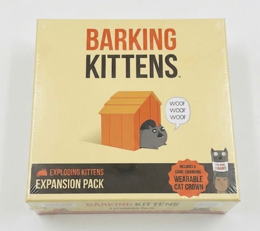 Exploding Kittens 第3弾拡張パック Barking Kittens 英語版 パッケージ正面