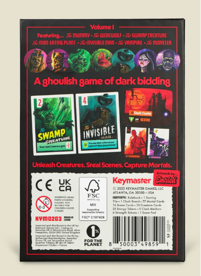 Campy Creatures Volume 1 英語版 ボードゲーム パッケージ裏面 ゲーム紹介