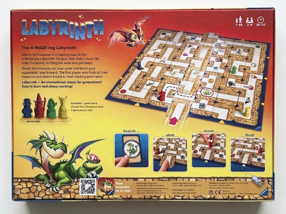 Ravensburger Labyrinth ラビリンス 英語版 迷路ボードゲーム