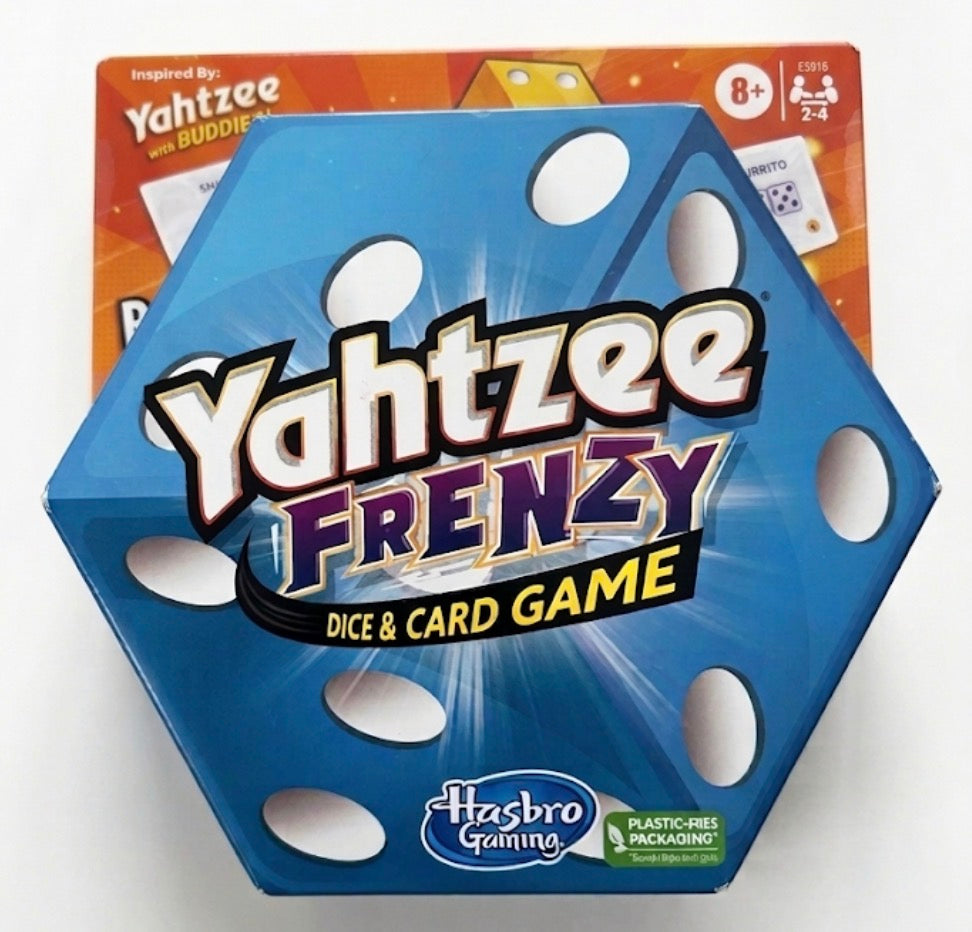 Hasbro Gaming Yahtzee Frenzy 英語版 ダイス＆カードゲーム 商品箱正面