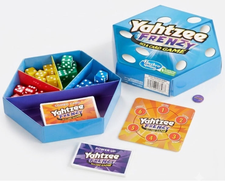 Hasbro Gaming Yahtzee Frenzy 英語版 セット内容イメージ