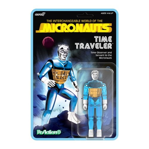 マイクロノーツ タイムトラベラー（トランスルーセントブルー） アクションフィギュア