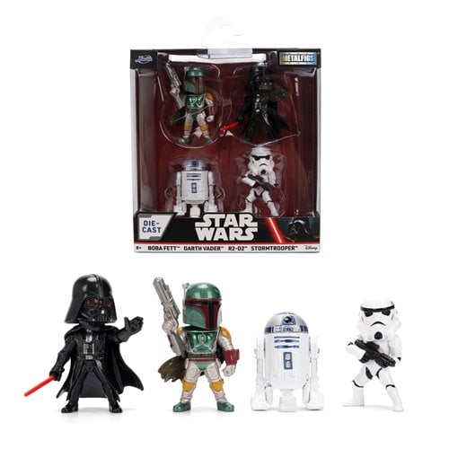 スター・ウォーズ MetalFigs ウェーブ1 ダイキャスト ミニフィギュア（4体パック）