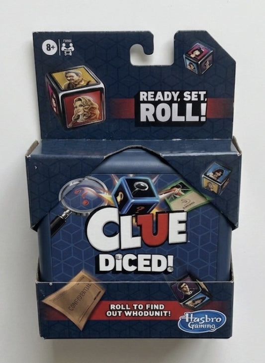 Hasbro Gaming Clue Diced Game ポータブル推理ゲーム サイコロ式 クルーゲーム 3-4人用 英語版