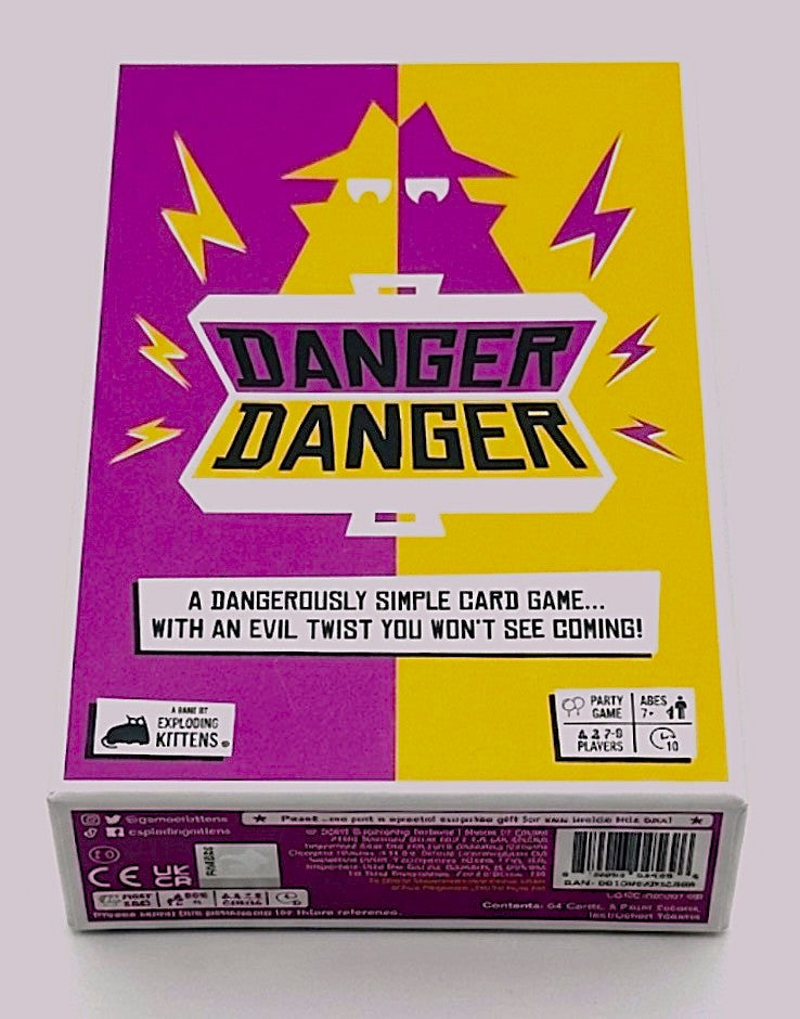 DANGER DANGER 英語版 カードゲーム パッケージ表面