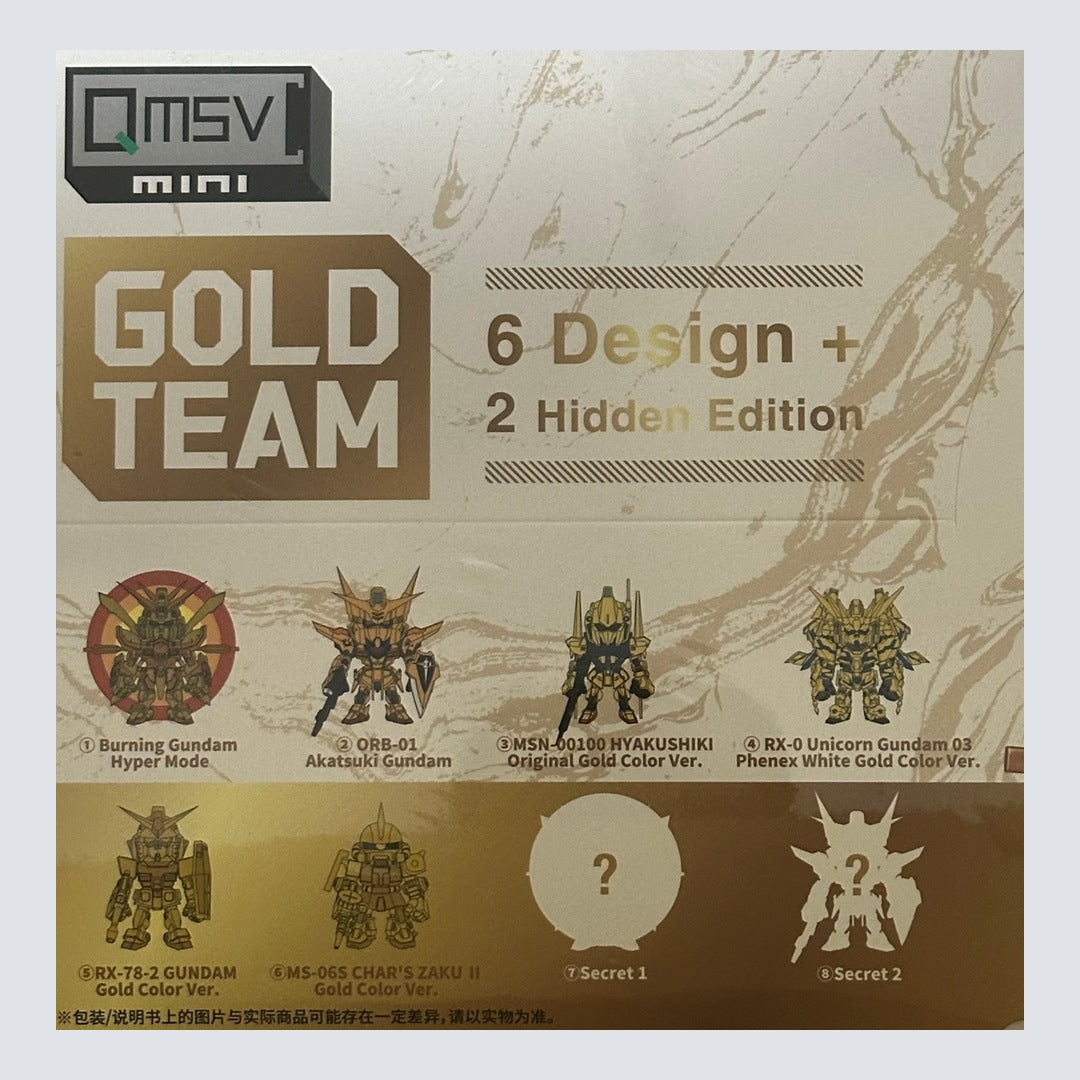 ガンダム QMSVミニ GOLD TEAM ラインナップ 全8種