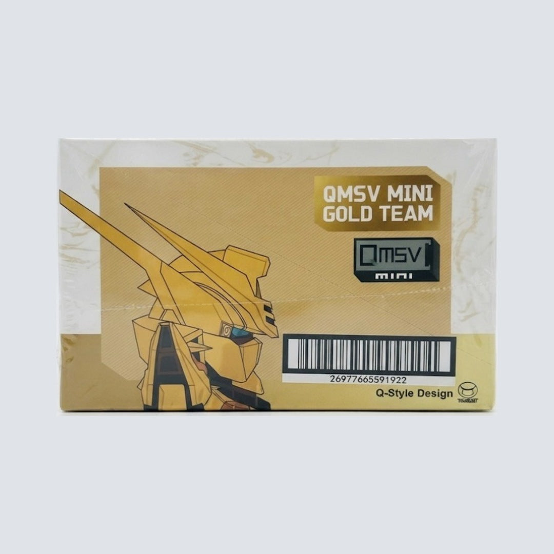 ガンダム QMSVミニ GOLD TEAM 箱 側面