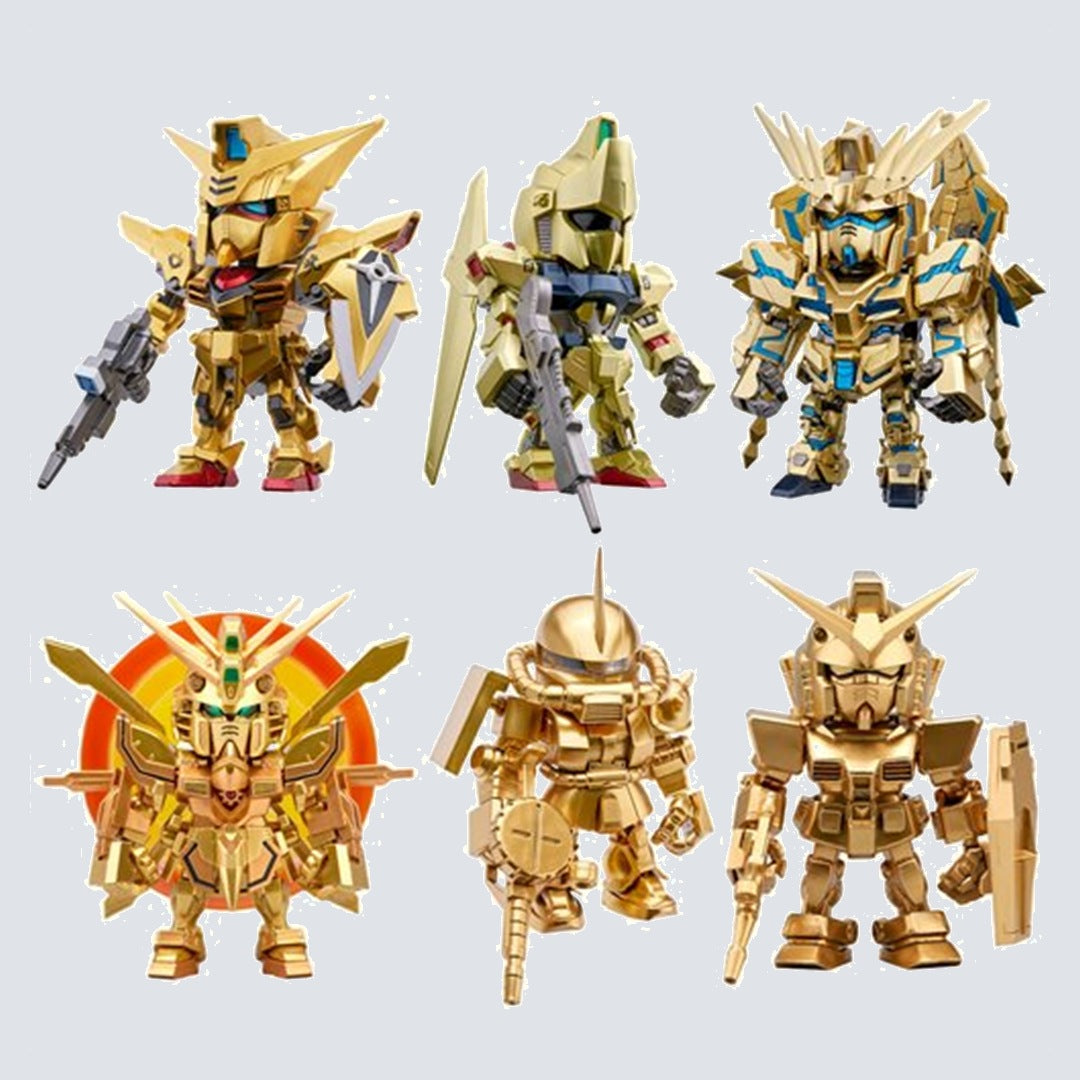 ガンダム QMSVミニ GOLD TEAM 収録6種のミニフィギュア