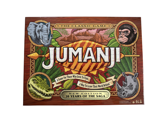 Jumanji The Classic Game New Edition ジュマンジ クラシックゲーム 30周年記念版 Spin Master ボードゲーム 英語版