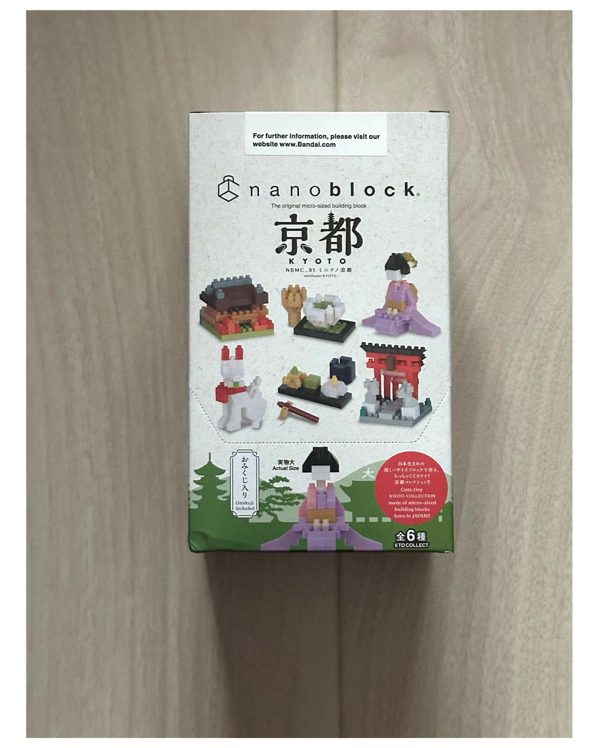 ナノブロック ミニナノ 京都 1BOX 6個入（全６種）