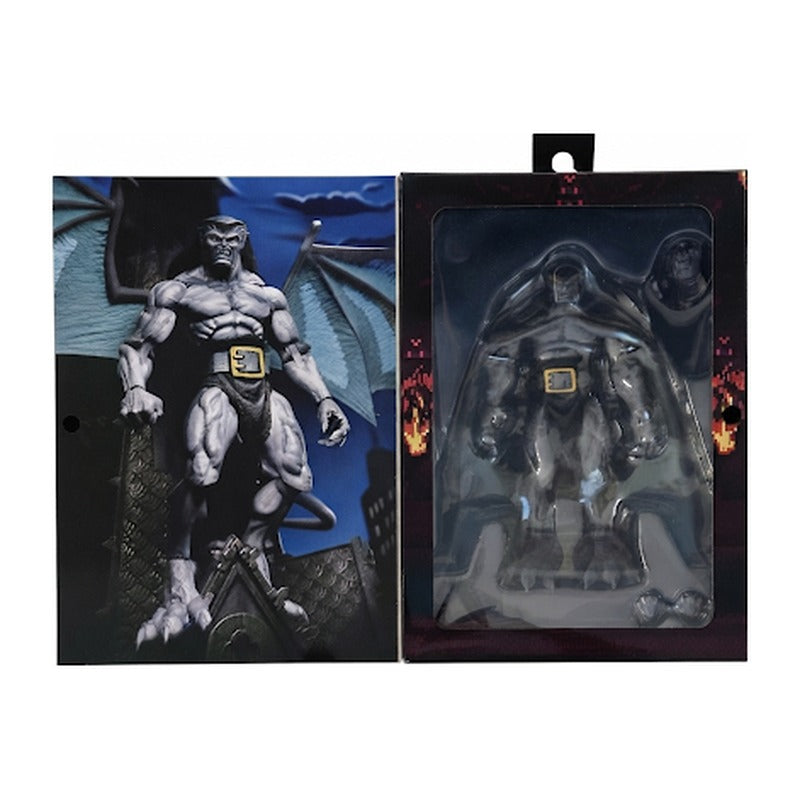 ガーゴイルズ ゴライアス（ビデオゲームカラー版） NECA アルティメット 7インチ フラップを開いた状態 本体と付属品