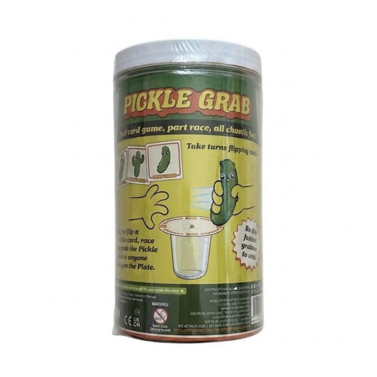 Pickle Grab パッケージ背面 遊び方の説明