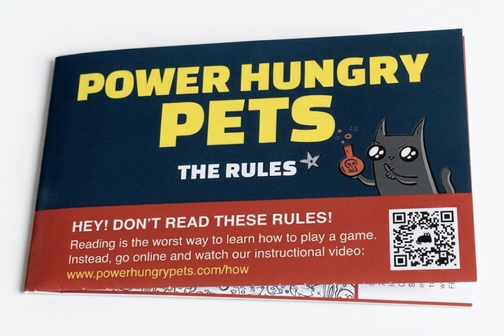 Power Hungry Pets 英語版 ルールガイド冊子