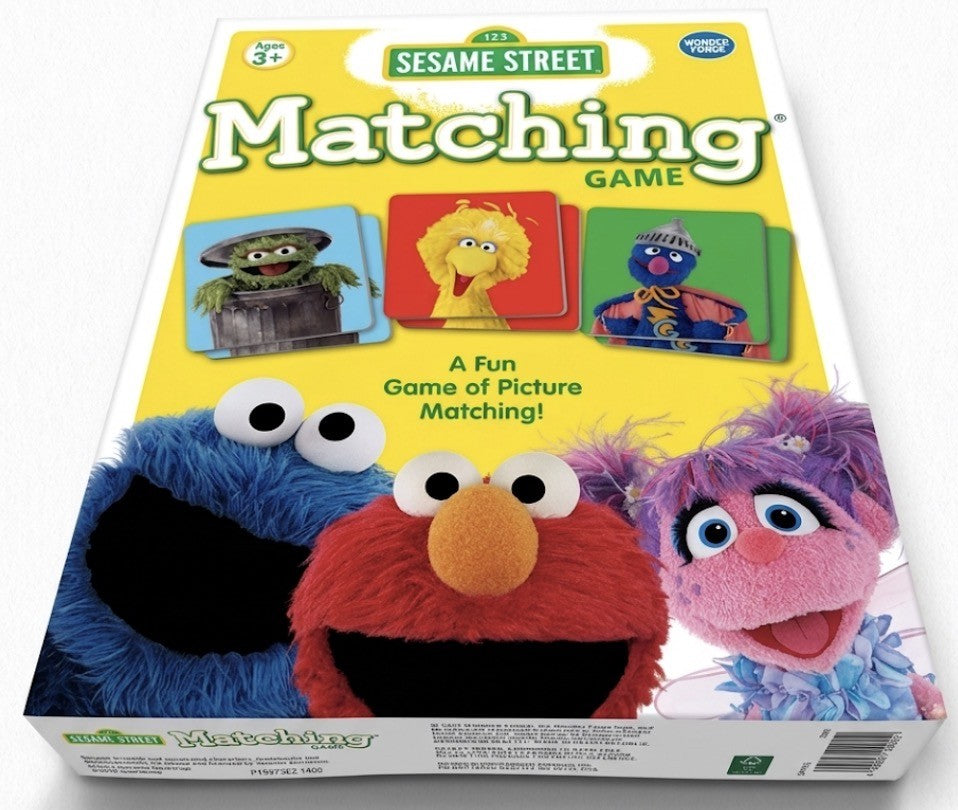 Sesame Street Matching Game 英語版パッケージ表面